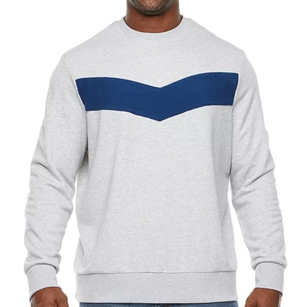 Shaquille O’Neal XLG Big & Tall Men’s Crew Neck Long Sleeve Sweatshirt
